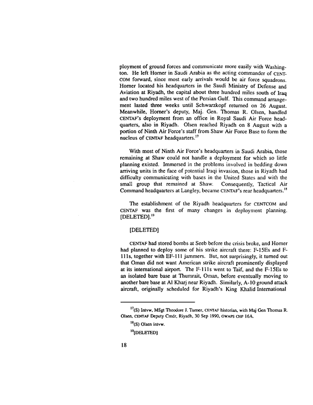 Watts, Barry D. and Dr. Thomas A. Kearny, Gulf War Air Power Survey, Volume II: 