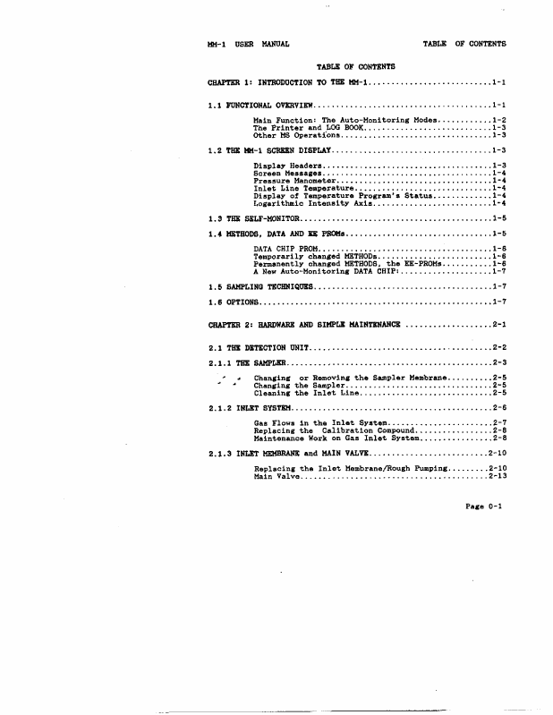Bruker-Franzen Analytik, GMBH, �MM-1 User Manual,� February 1987, Chapter 8, p. 11.