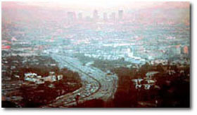 smog in a city