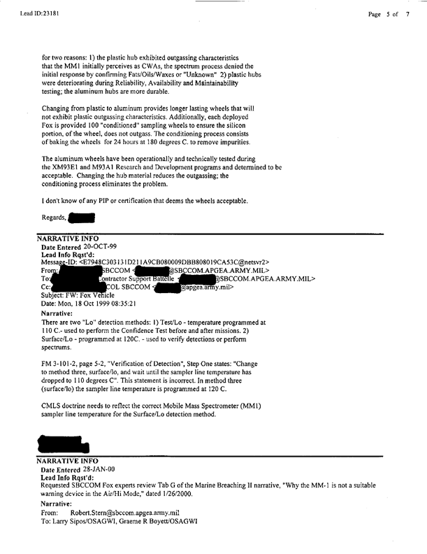 Special Assistant for Gulf War Illnesses, 