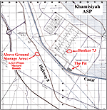 Figure 3. Site locations shown to UNSCOM