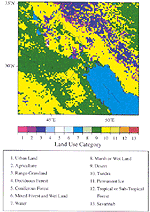 Figure A-14. Land-use categories used by MM5 