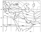 Figure A-24. NOGAPS upper level (500mb) contours for 0000 UTC