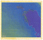 Figure A-45. OMEGA wind fields forecast for 1200 UTC, March 10, 1991