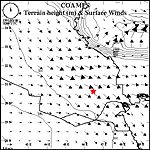 Figure A-62. 2000 COAMPS Grid 3 predicted