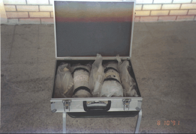 Figure 17. Photo taken by sampling team leader on August 10, 1991