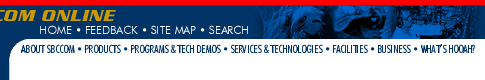 SBCCOM Online Menu Bar
