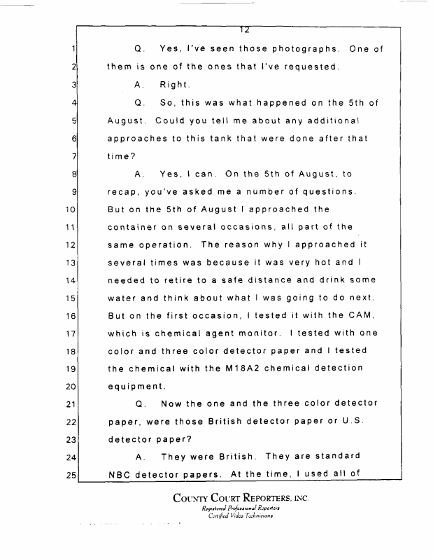 Interview with Major Jonathan Watkinson, October 16, 1997