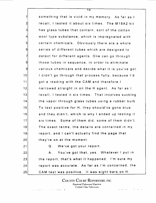 Interview with Major Jonathan Watkinson, October 16, 1997