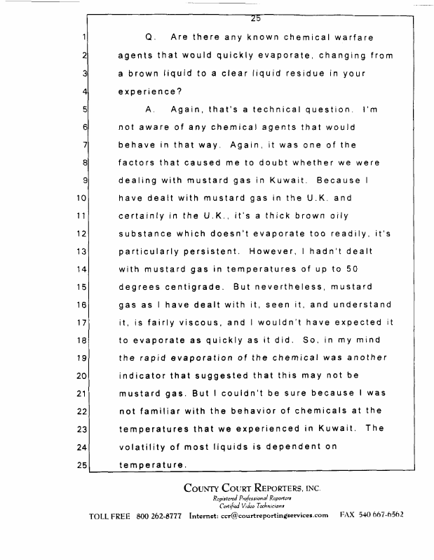 Interview with Major Jonathan Watkinson, October 16, 1997