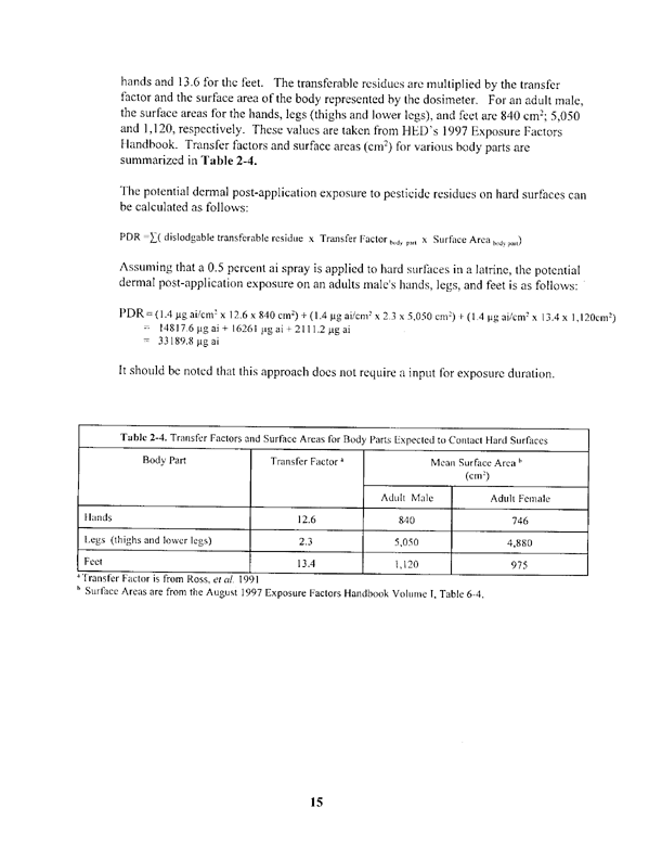 US Environmental Protection Agency, Office of Pesticide Programs, Health Effects Division, �A Review of Department of Defense Office of the Special Assistant for Gulf War Illnesses, 3/9/99 DRAFT Environmental Exposure Report: Pesticides in the Gulf,� February 29, 2000.