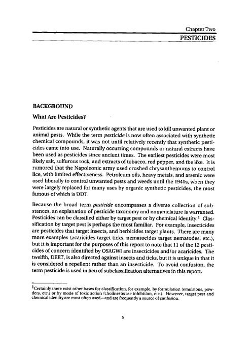 Cecchine, G., BA Golomb, LH Hilborne, DM Spektor, and C.R. Anthony, A Review of the Scientific Literature as it Pertains to Gulf War Illnesses: Pesticides, RAND, Volume 8: June 2000.