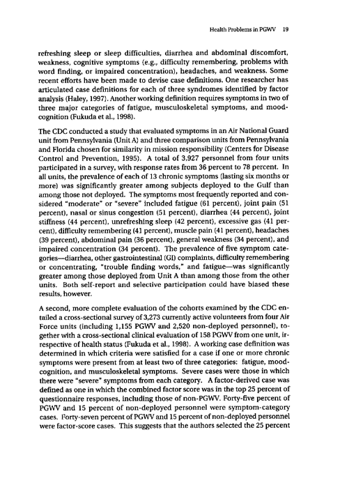 Cecchine, G., BA Golomb, LH Hilborne, DM Spektor, and C.R. Anthony, A Review of the Scientific Literature as it Pertains to Gulf War Illnesses: Pesticides, RAND, Volume 8: June 2000.