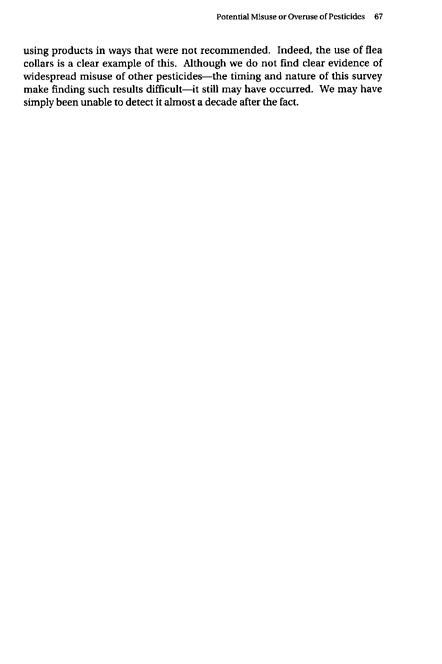   Fricker, R.D, E. Reardon, D.M. Spektor, S.K. Cotton, J. Hawes-Dawson, J.E. Pace, and S. D. Hosek, �Pesticide Use During the Gulf War: A Survey of Gulf War Veterans,� RAND, 2000.