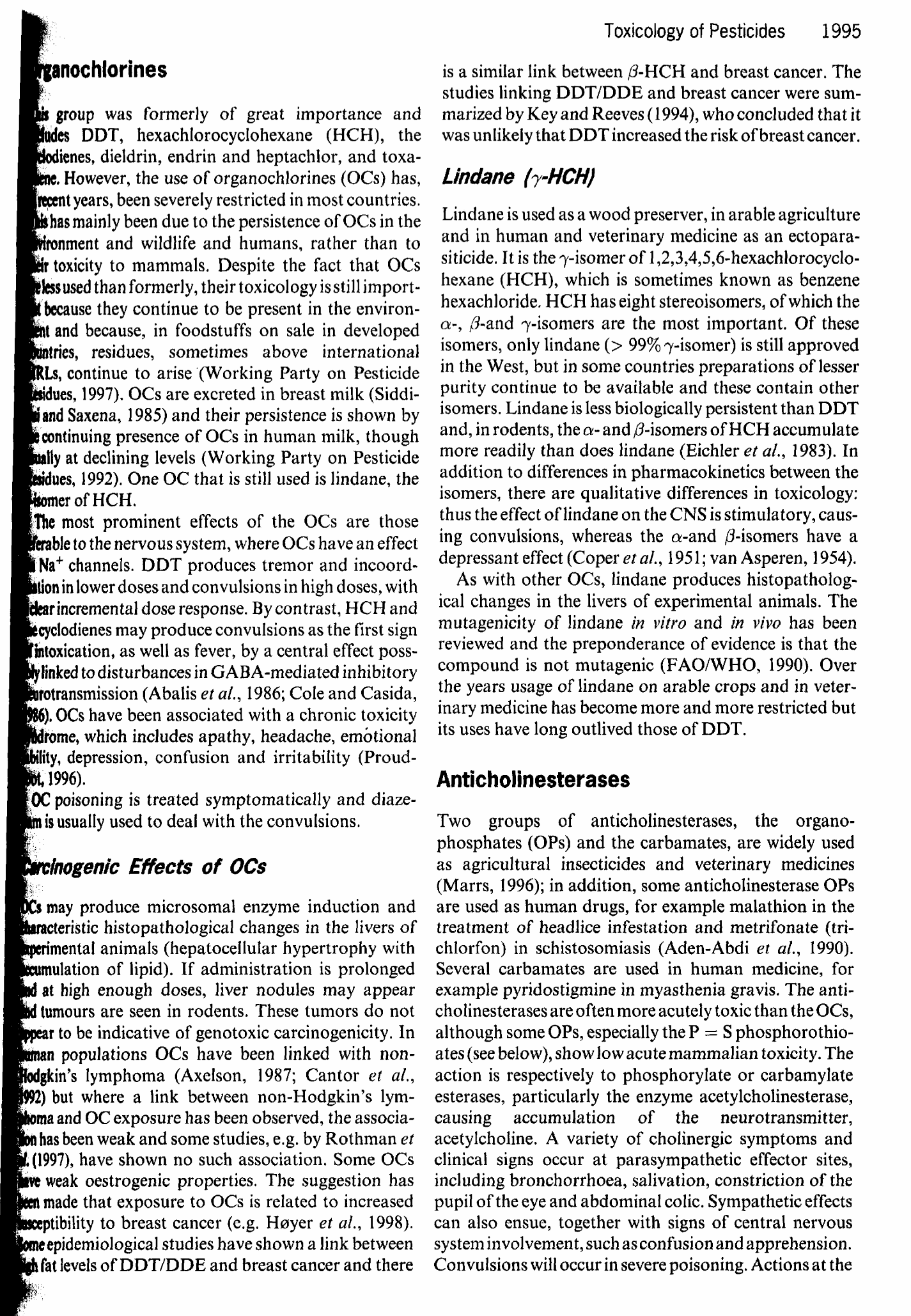 Ballantyne, Bryan, Timothy C. Marrs, and Tore Syversen, eds., General and Applied Toxicology, 2nd ed., vol. 3. London: MacMillian, 1995, p. 1995.