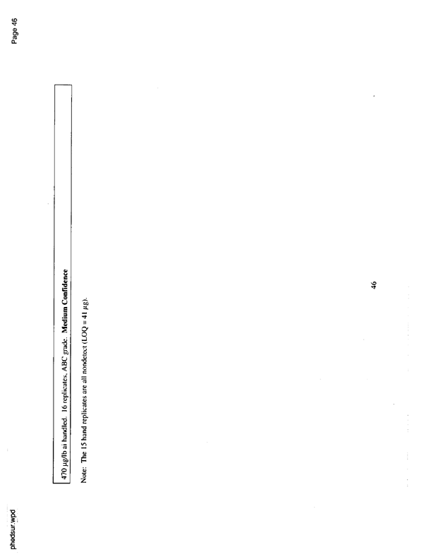   US Environmental Protection Agency, Office of Pesticide Programs, �PHED Surrogate Exposure Guide,� August 1998.