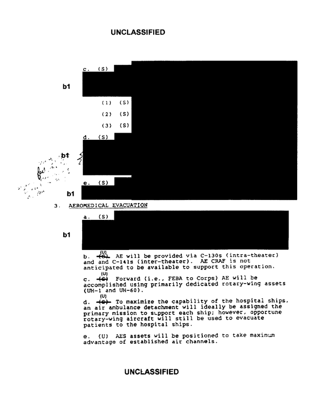   US Central Command, �Medical CONOPS for Desert Shield,� August 13, 1990, p. 5.