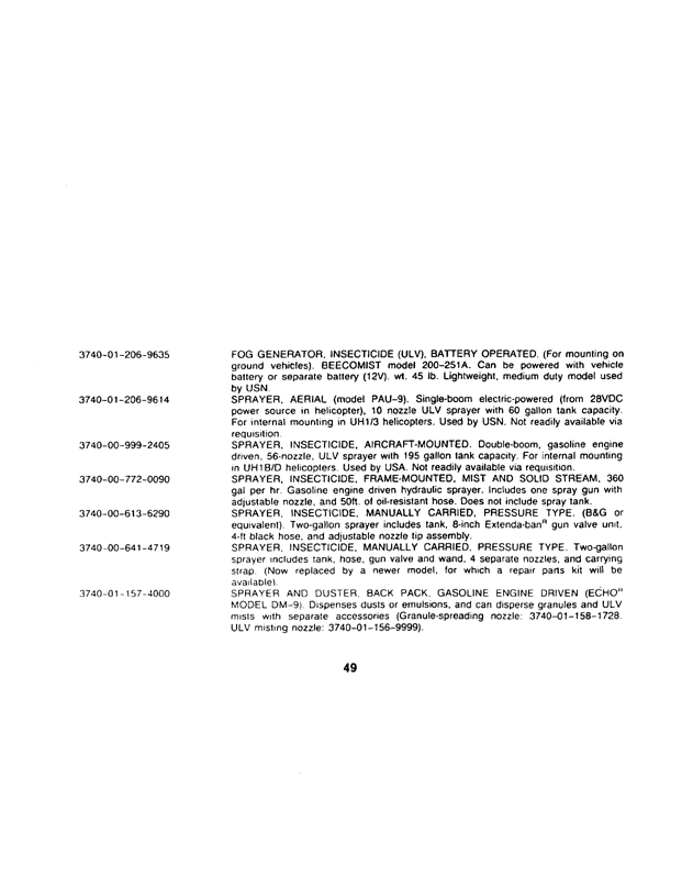 Armed Forces Pest Management Board, Technical Information Memorandum No. 24, �Contingency Pest Management Pocket Guide,� 3rd ed., April 1988.