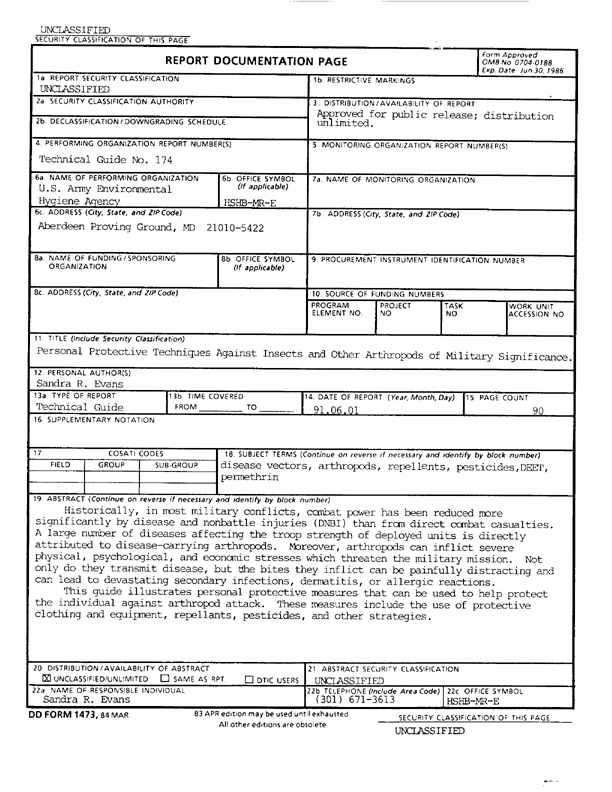 US Army Environmental Hygiene Agency, 