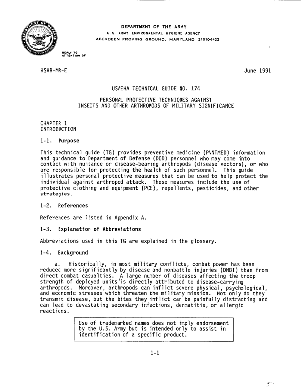 US Army Environmental Hygiene Agency, 