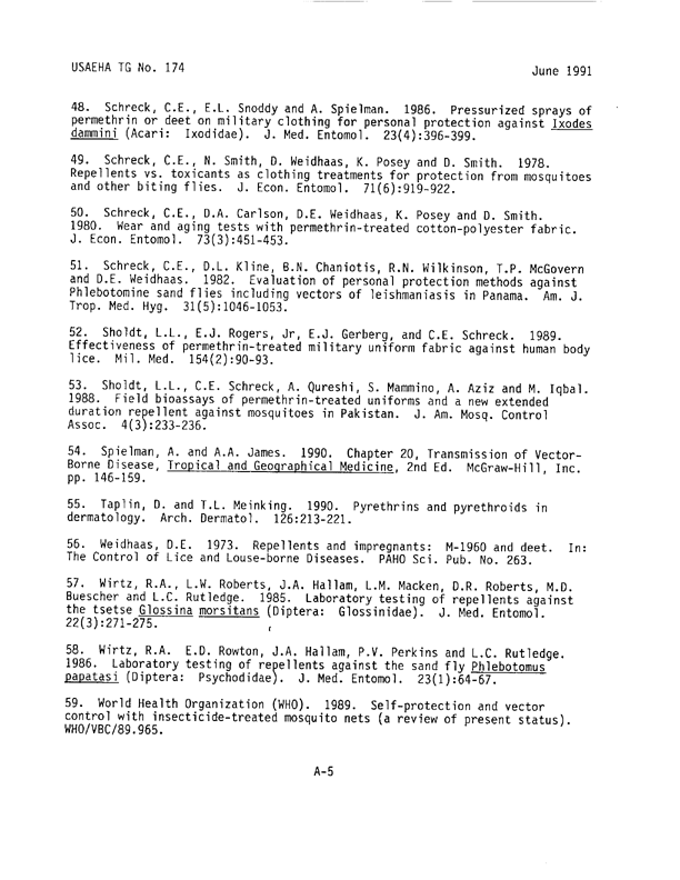   Coulston International Corporation, Label with Directions for Use for Permethrin Arthropod Repellent, Easton, PA, May 1990.