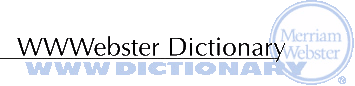 WWWebster Dictionary