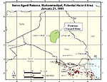 Nerve Agent Release, Muhammadiyat, Potential Hazard Area January 21, 1991