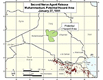 Second Nerve Agent Release, Muhammadiyat, Potential Hazard Area January 27, 1991